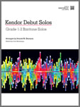 Kendor Debut Solos Baritone TC Book with Online Audio cover Thumbnail